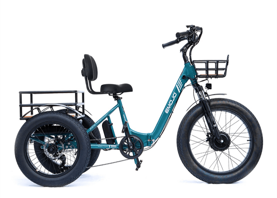 Emojo Bison Pro Electric Fat Tire Bike – All-Terrain Step-Thru eBike for Adults - Green