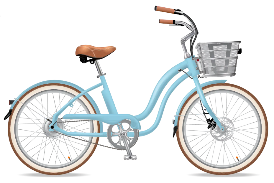 Electric Bike Co. Model S – eBike - Baby Blue