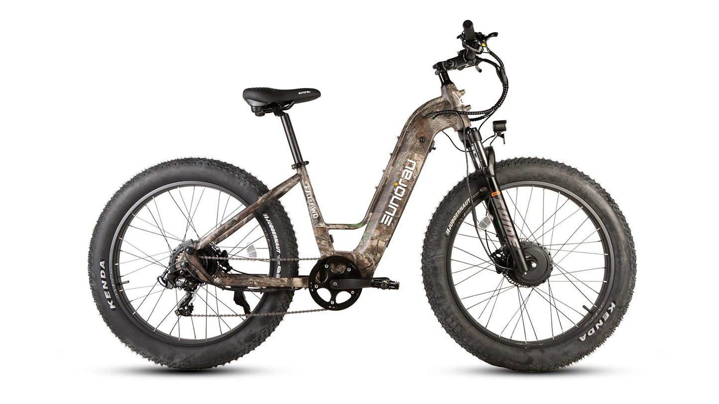 Eunorau Fat-AWD 3.0 Electric Bike | Dual 500W Motor - Maple Edition