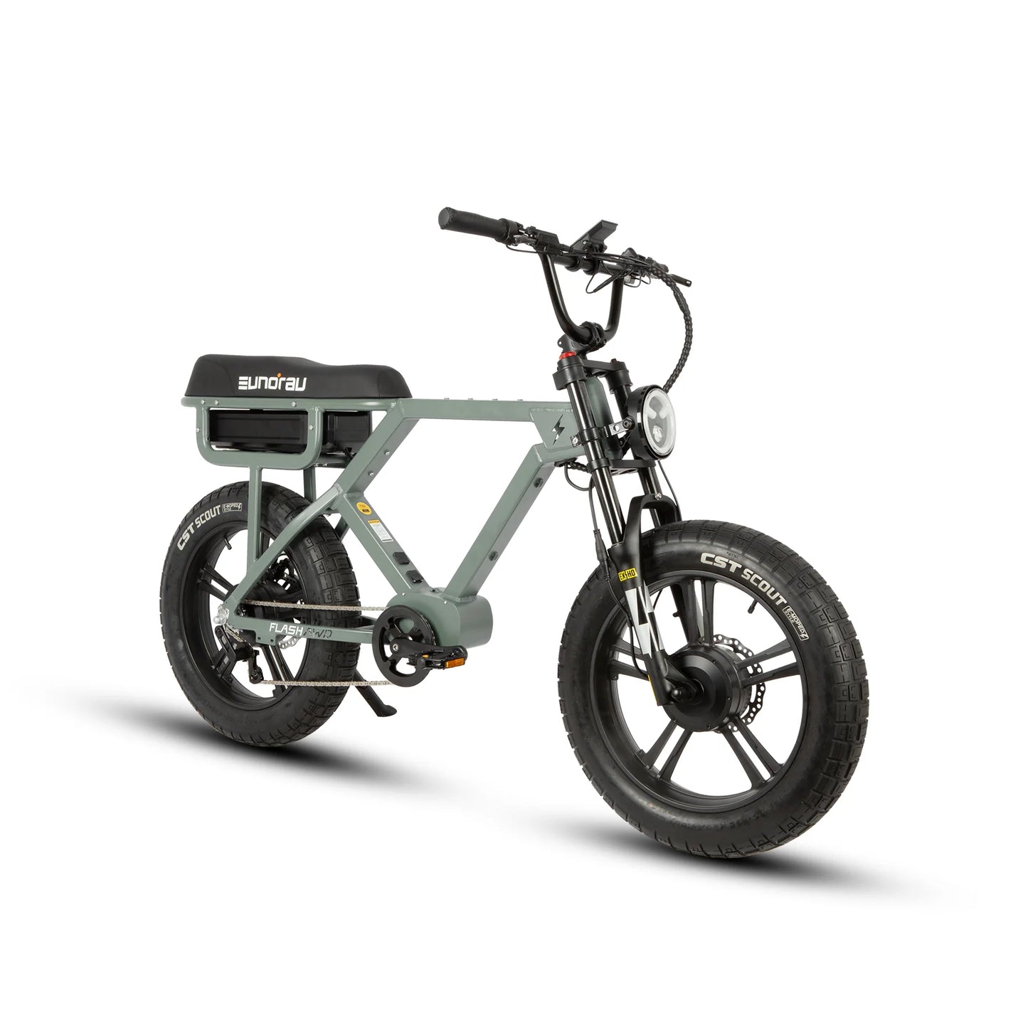 Eunorau Flash AWD 1.0 Electric Bike | 1500W Dual Motor, 220 Miles Range