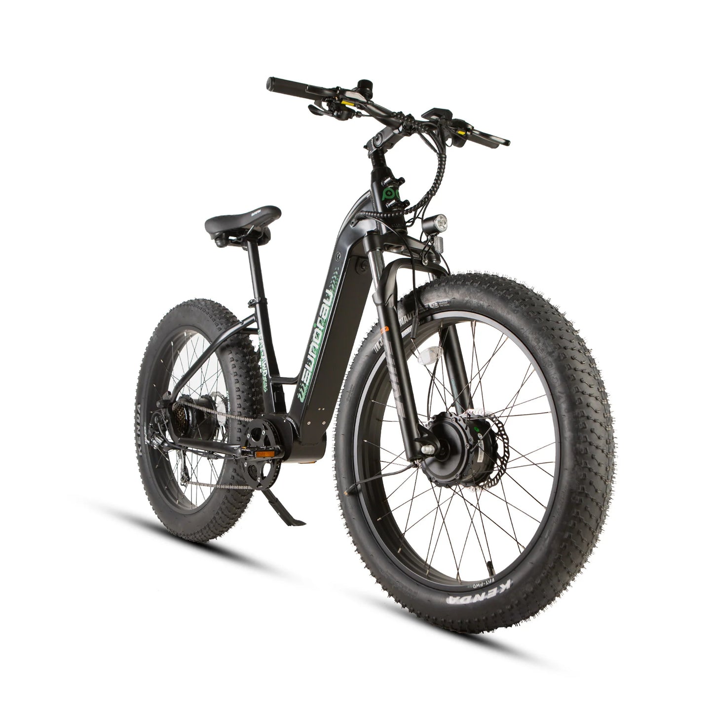 Eunorau Fat-AWD 3.0 Electric Bike | Dual 500W Motor - Raven Edition