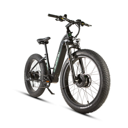 Eunorau Fat-AWD 3.0 Electric Bike | Dual 500W Motor - Raven Edition