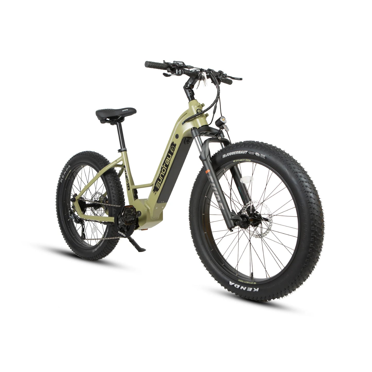 Eunorau Fat-HD 2.0 Hunter X7 - 1000W Mid-Drive, 80 Miles Range - Mountain Electric Bike