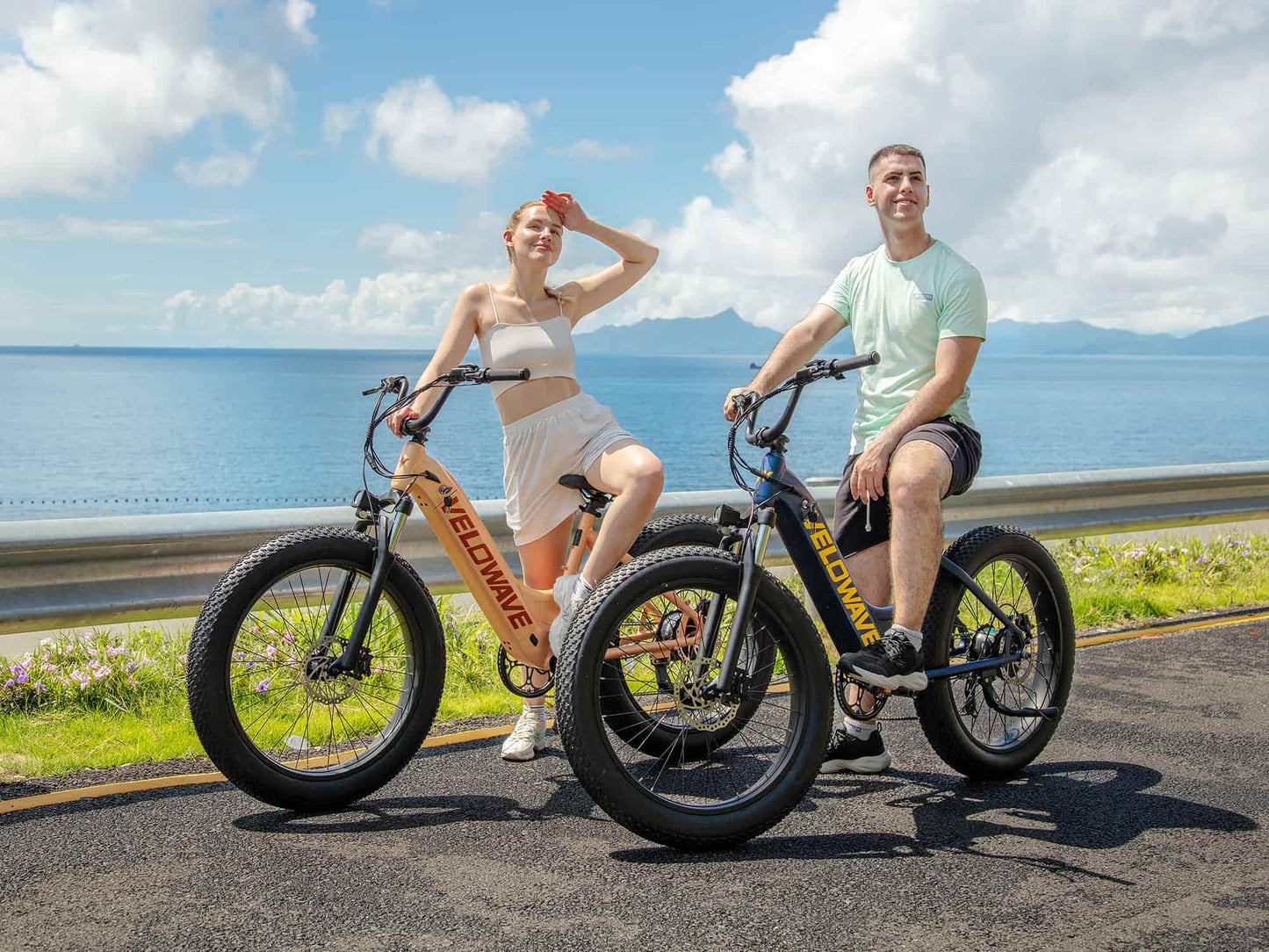Velowave Rover Step-Thru Electric Bike | 750W Motor, 50 Miles Range