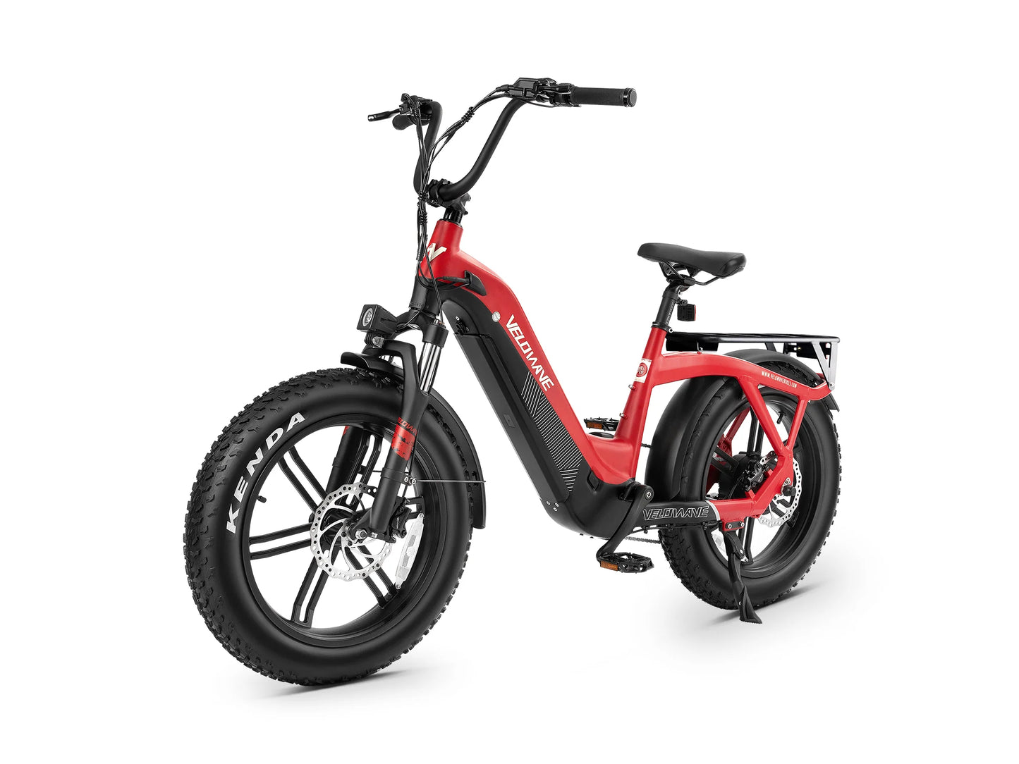 Velowave Pony Compact Step-Thru Electric Bike | 750W Motor, 40 Miles