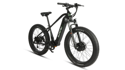Eunorau Fat-AWD 2.0 Electric Bike | Dual Motor, 80 Miles - Raven