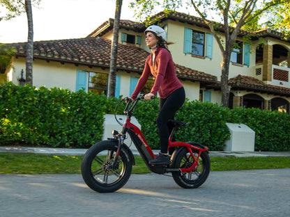 Velowave Pony Compact Step-Thru Electric Bike | 750W Motor, 40 Miles