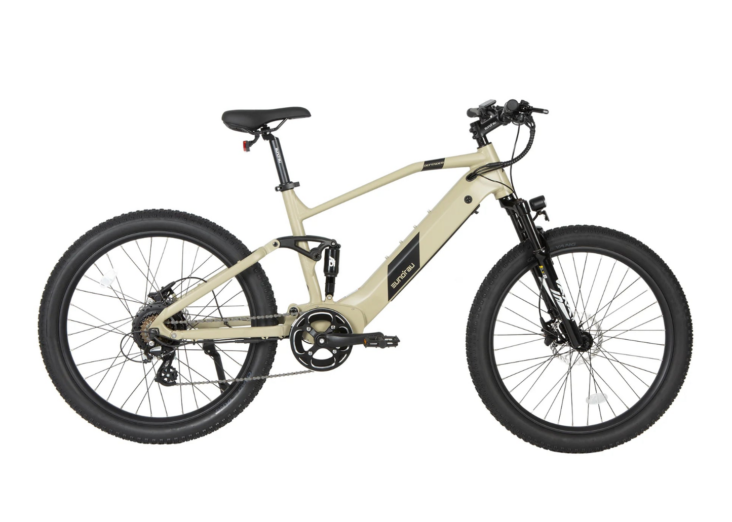 Eunorau Defender Electric Mountain Bike - Tan