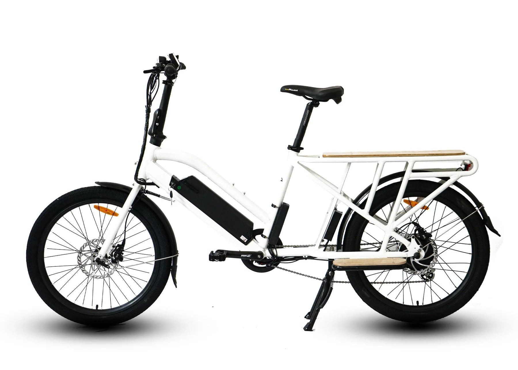 Eunorau Max Cargo Electric Bike - White