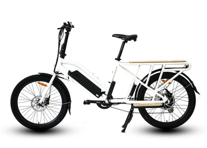 Eunorau Max Cargo Electric Bike - White