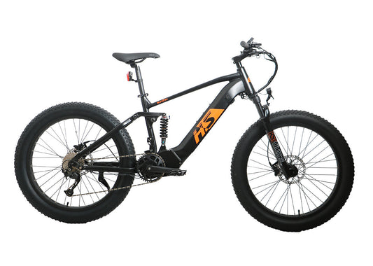 Eunorau Fat-HS Electric Mountain Bike - 17in Orange