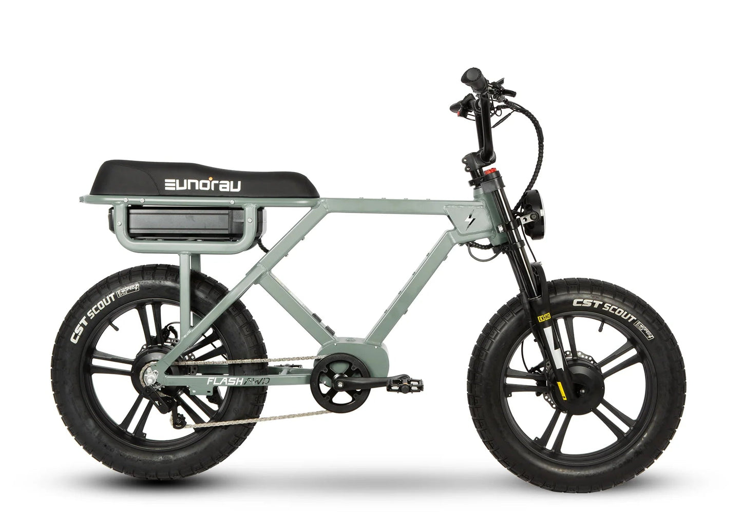 Eunorau Flash AWD 1.0 Electric Bike - Lunar Dust