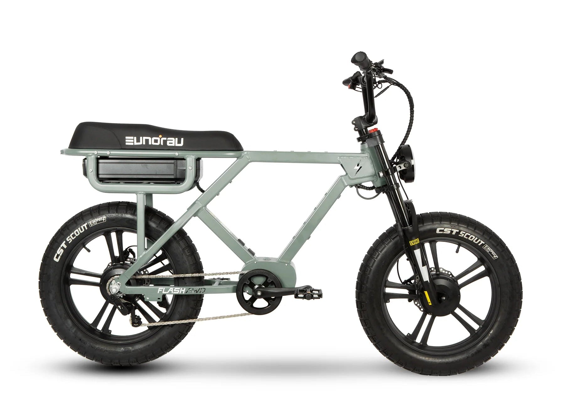 Eunorau Flash AWD 1.0 Electric Bike - Lunar Dust