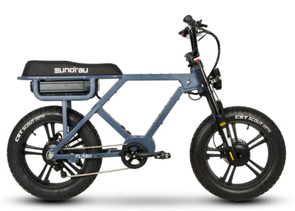Eunorau Flash AWD 1.0 Electric Bike - Moon Black