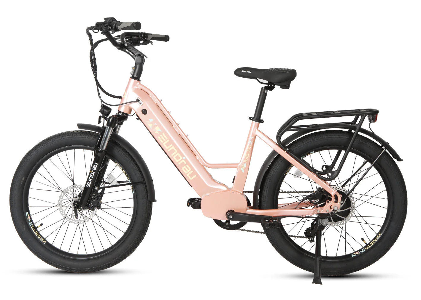 Eunorau Meta24 Commuter Electric Bike - Pink
