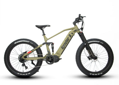 Eunorau Specter-S 3.0 Electric Mountain Bike - Army Green