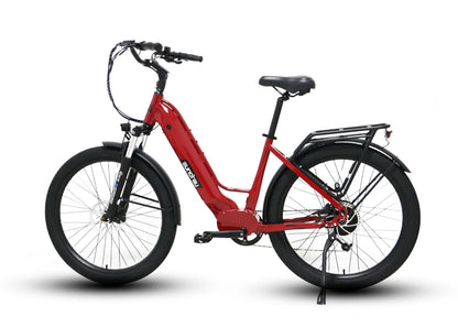 Eunorau Meta275 Electric Commuter Bike -  Red