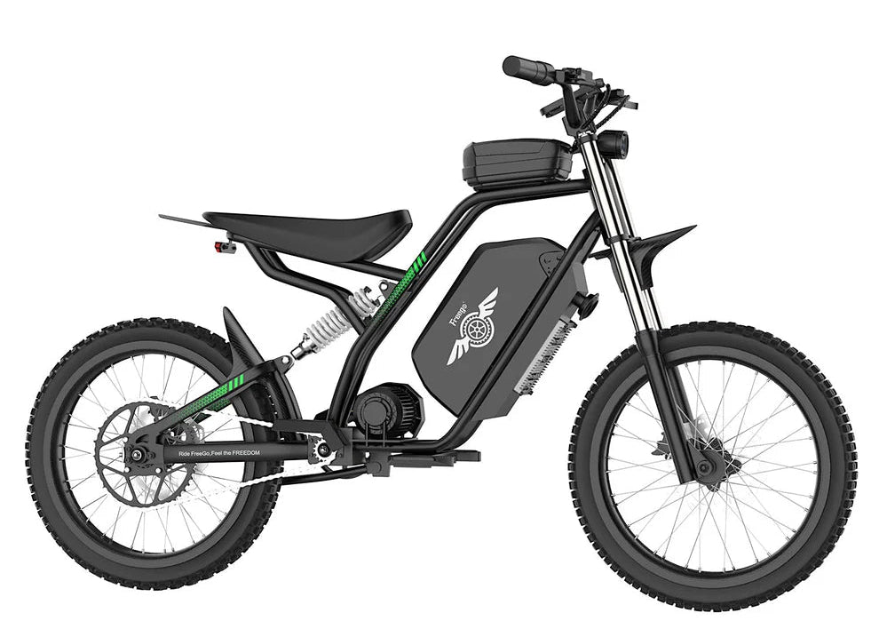 Freego Nova 3 Mid-Drive All-Terrain eBike | 3000W, 50 Mile Range