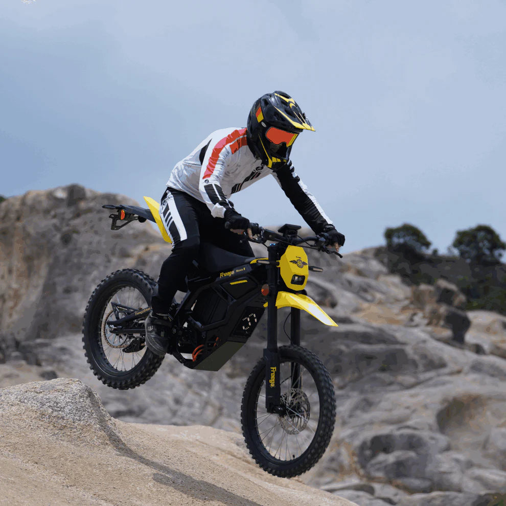 Freego Nova 5 Pro Mid-Drive Electric Dirt Bike | 15000W Motor, 70 Miles