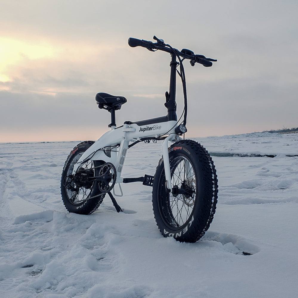 Jupiter Defiant Fat Tire Foldable Electric Bike | 750W Motor, 40+ Miles
