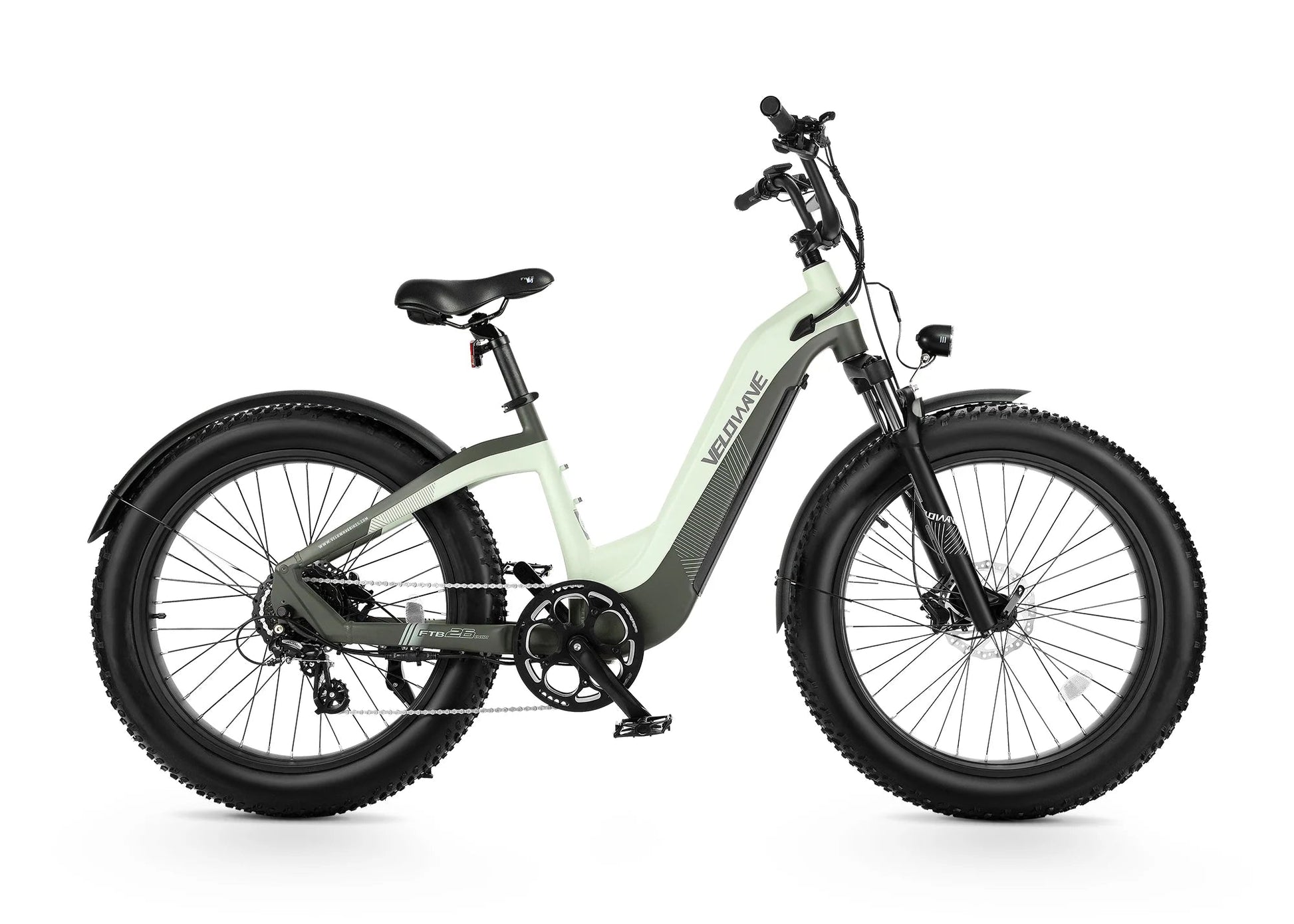 Velowave Grace 2.0 All-Terrain Step Through Electric Bike - Green