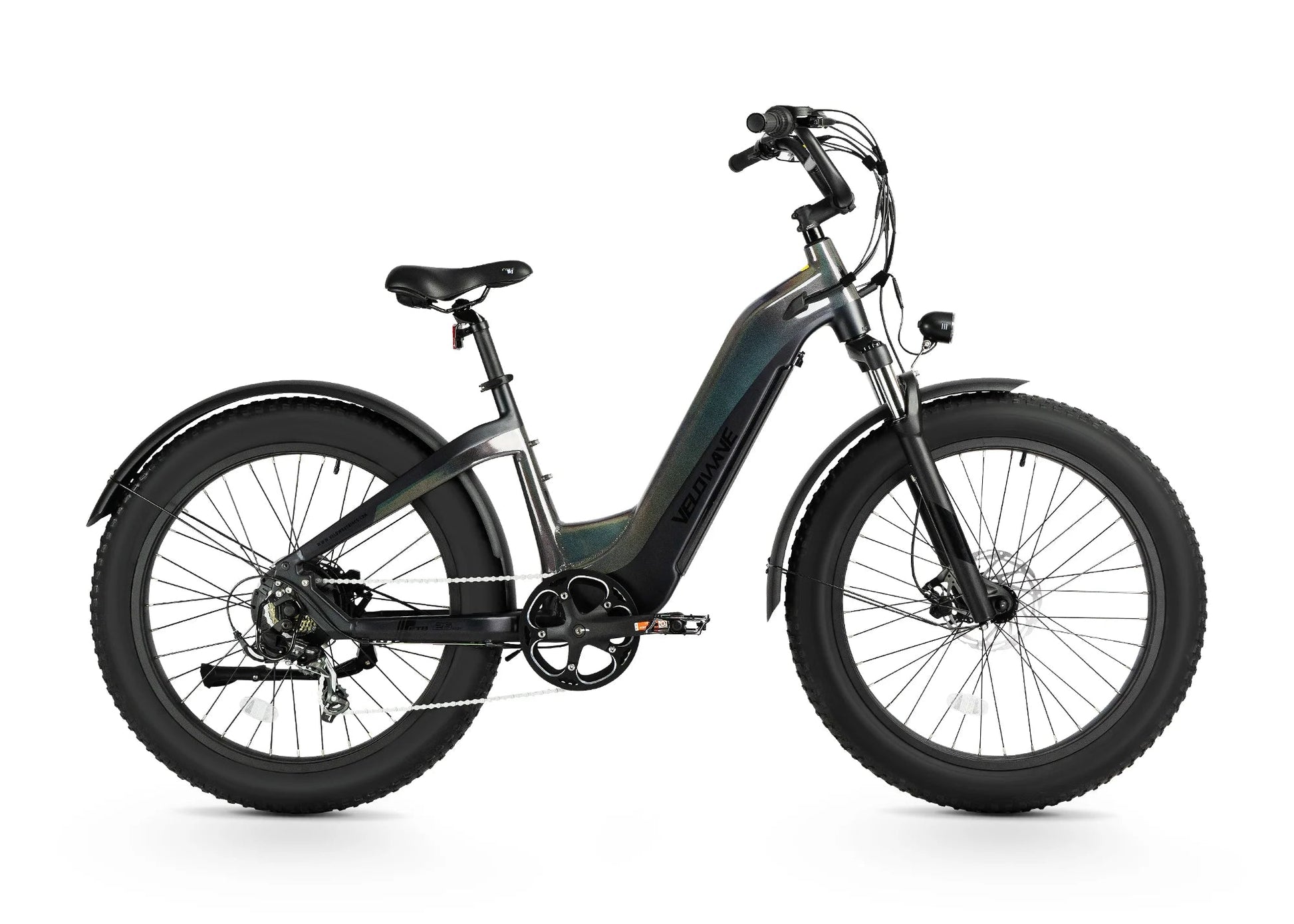 Velowave Grace 2.0 All-Terrain Step Through Electric Bike - Midnight