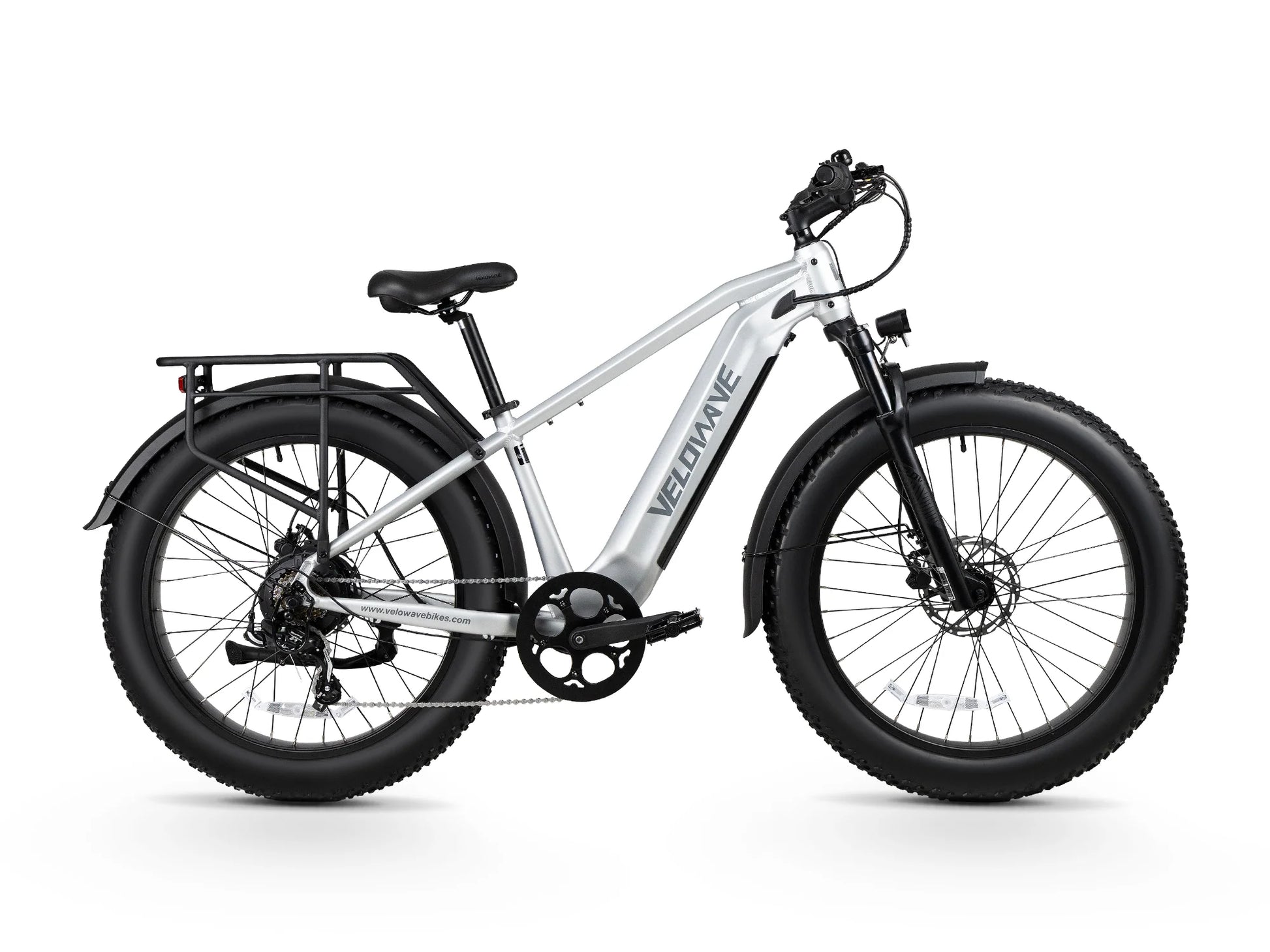 Velowave Ranger 3.0 All-Terrain Electric Bike- Silver