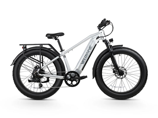 Velowave Ranger 3.0 All-Terrain Electric Bike- Silver