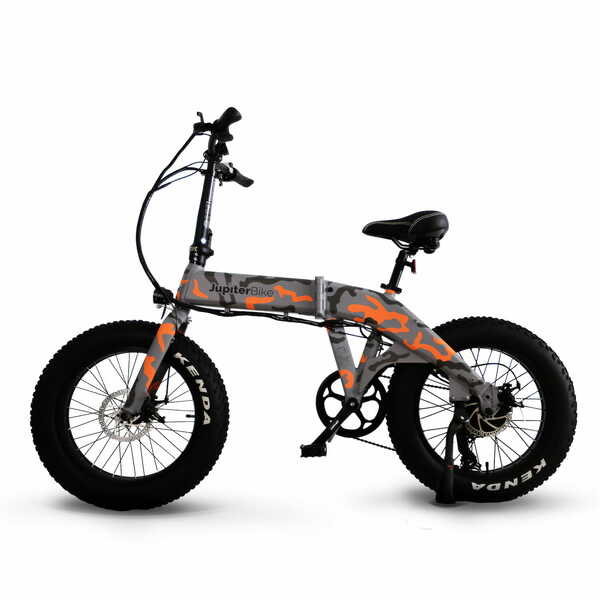 Jupiter Defiant Fat Tire Folding Electric Bike (Camo)