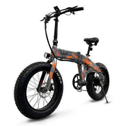 Jupiter Defiant Fat Tire Folding Electric Bike (Camo)