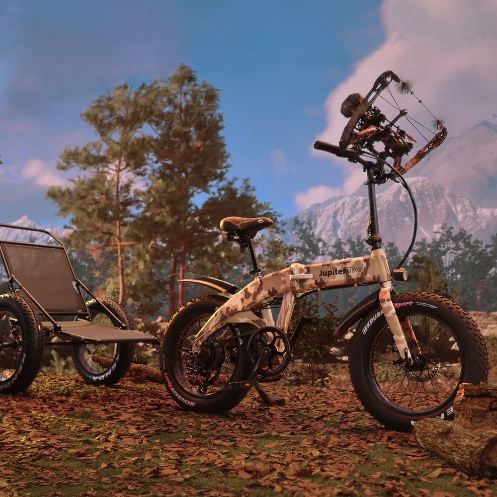 Jupiter Defiant Fat Tire Camo Edition | 750W Motor, 40+ Miles