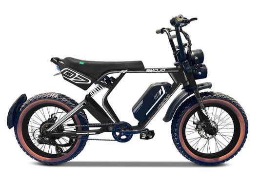 Emojo Streetrod Electric Bike – eBike for Adults and Teens - Black