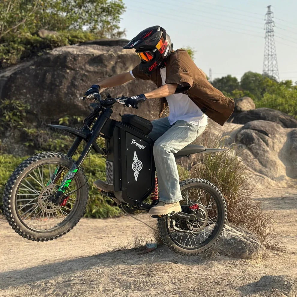 Freego X3 All-Terrain Electric Dirt Bike | 8000W, 110 Miles Range