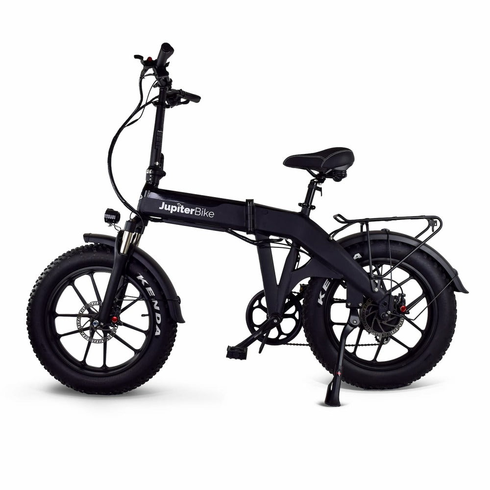 Jupiter Defiant Fat Tire Folding Electric Bike (Black)