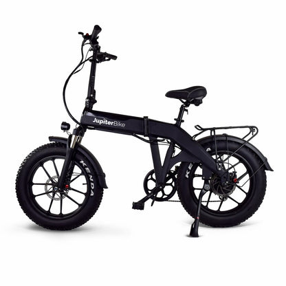 Jupiter Defiant Fat Tire Folding Electric Bike (Black)